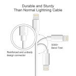 Wholesale IP Lighting to USB Strong and Durable Cable 3FT for iPhone, iDevice 3FT (Black)